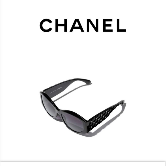 CHANEL .Black. Glasses : GREY CH5486 C760/S6 56-17Color (3) OVERSIZED - Picture 11 of 12